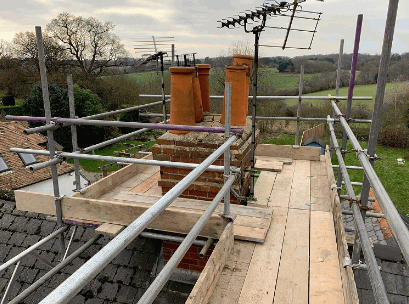 Chimney Scaffolding