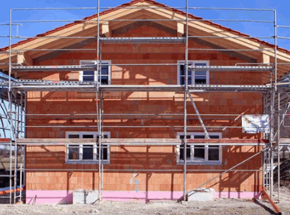 Scaffolding Damage Walls