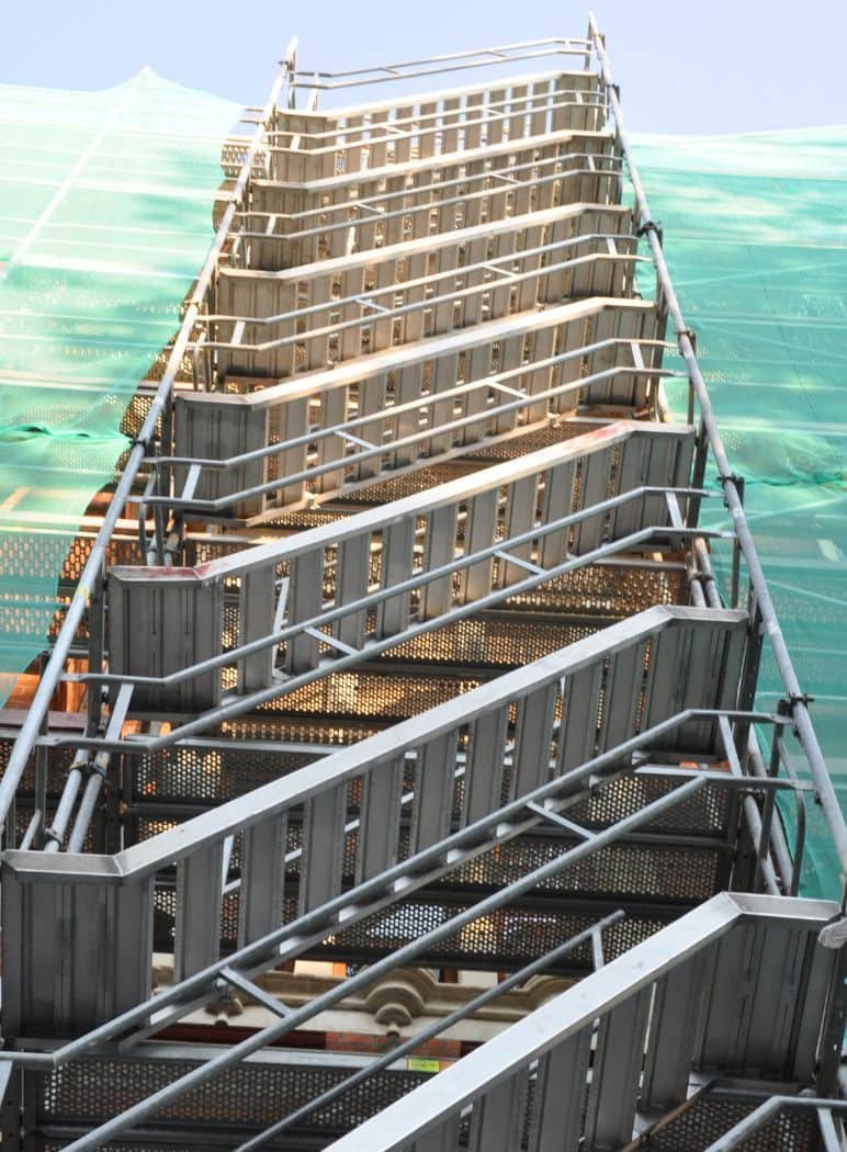 Staircase Scaffolding Rental Safety First