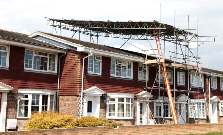 Temporary Roof Scaffolding